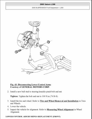 2005 front suspension