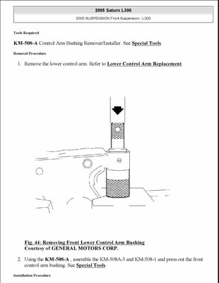 2005 front suspension