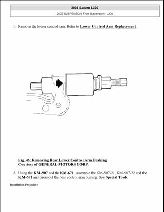 2005 front suspension