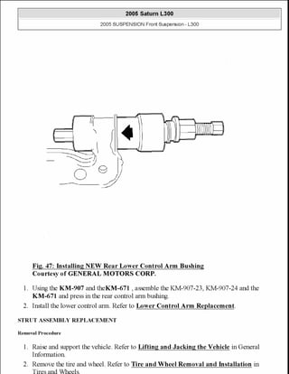 2005 front suspension