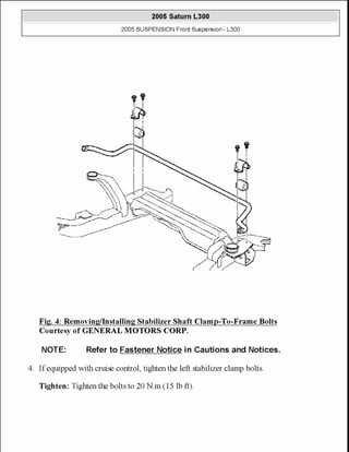 2005 front suspension
