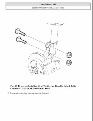 2005 front suspension