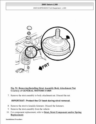 2005 front suspension
