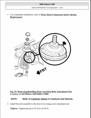 2005 front suspension