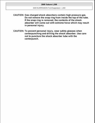 2005 front suspension