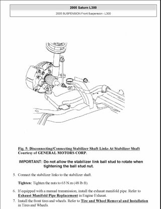 2005 front suspension
