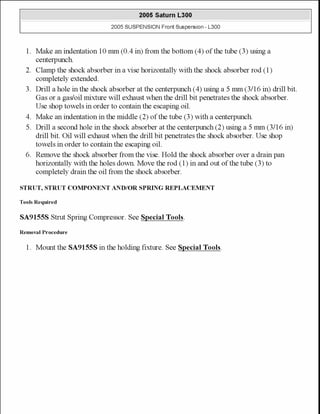 2005 front suspension