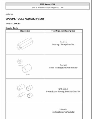 2005 front suspension