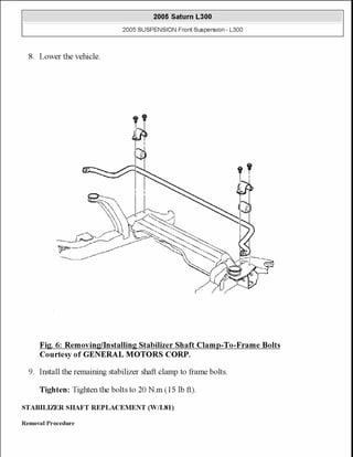 2005 front suspension