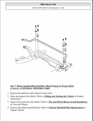 2005 front suspension