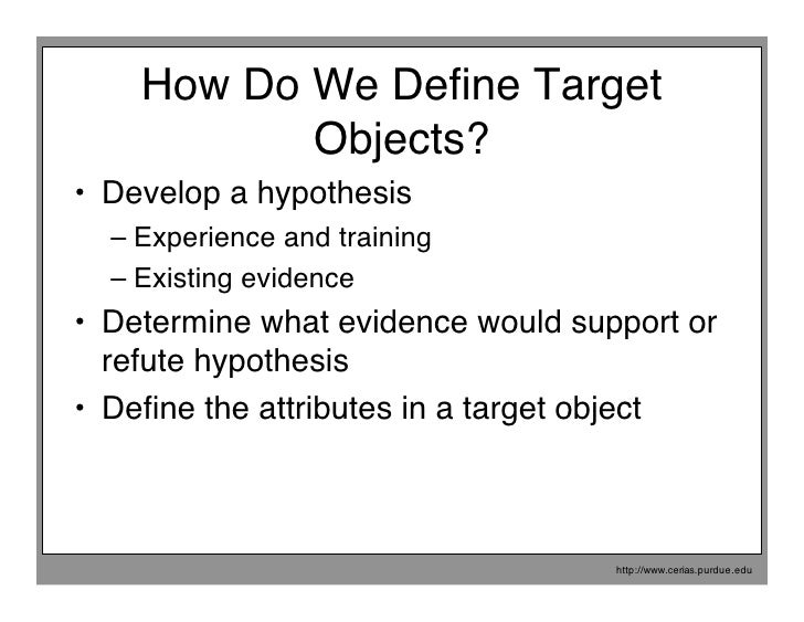 Automated Target Definition Using Existing Evidence and Outlier Analy…