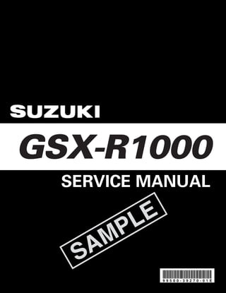 Printed in Japan
K5
No.7892 GSX-R1000_01E 99500-39270-01E 2005.1.19 Cover_14 for PS printing (20mm) 1/1
9 9 5 0 0 - 3 9 2 7 0 - 0 1 E
TOP
BOTTOM
K5
GSX-R1000
GSX-R1000
TDP7
 