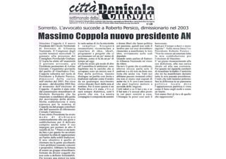 Massimo Coppola nuovo presidente di AN