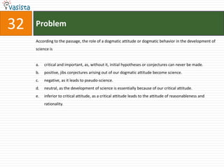 Problem30Age has a curvilinear relationship with the exploitation of opportunity. Initially, age will increase the likelihood that a person will exploit an entrepreneurial opportunity because people gather much of the knowledge necessary to exploit opportunities over the course of their lives, and because age provides credibility in transmitting that information to others. However, as people become older, their willingness to bear risks declines, their opportunity costs rise, and they become less receptive to new information.As a result, people transmit more information rather than experiment with new ideas as they reach aft advanced age.As a result, people are reluctant to experiment with new ideas as they reach an advanced age.As a result, only people with lower opportunity costs exploit opportunity when they reach an advanced age.As a result, people become reluctant to exploit entrepreneurial opportunities when they reach an advanced age.As a result, people depend on credibility rather than on novelty as they reach an advanced age.