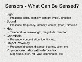 Robotic sensor for various applications | PPT