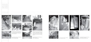 S E X T O
T A L L E R
Q U I N T O
T A L L E R
C U A R T O
T A L L E R
T E R C E R
T A L L E R
S E G U N D O
T A L L E R
P R I M E R
T A L L E R
l a m i n a 4 4
6 1 1
G U S T A V O A G U A Y O
M I R T A H A L P E R T
S V E N M A R T I N
J U A N L U I S M O R A G A
R U B E N O V A L L E
A N D R É S O Y A R Z Ú N
L U I S V A R A S
Dentro del barrio puerto, el proyecto trata la
identidad del lugar estudiado configurando
un llamado recorrido patrimonial, formando
parte de un circuito de tres patios a través de
sendas rampeadas, que buscan el paso ligero
y capaces de unir los tres cerros que definen
esta área.
Polideportivo Educacional Plaza Echaurren. Ba-
rrio Puerto. Valparaíso.
Alumno: Tomás Condell Rojas.
El proyecto se ubica en la primera altura o zó-
calo del parque, es decir, en el perímetro aéreo
que corona los jardines del parque, que es lo
que la ciudad mantiene en su memoria como
Parque Quinta Vergara.
Atalaya del Parque Escuela de Bellas Artes.
Quinta Vergara. Viña del Mar.
-Alumno: Luis Pantoja Astudillo.
Centro Parroquial Cerro El Litre – Valparaíso
Alumno: Daniela Llano Valdivia
Centro Interactivo de la Cultura Porteña Merca-
do Avenida Brasil - Eje Bellavista
Alumno: Felipe Antonio Donoso Ortega
E X T E N S I Ó N
T A L L E R
E D I T O R I A L Í N D I C E
 