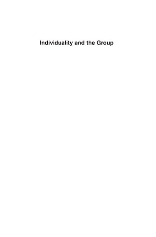 Individuality and the Group
00-Postmes-3346-Prelims.qxd 1/6/2006 10:03 AM Page i
 