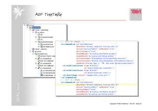 ADF TreeTable
DOAG 2006




                            Copyright TEAM, Paderborn Nov-06 Seite 22
 