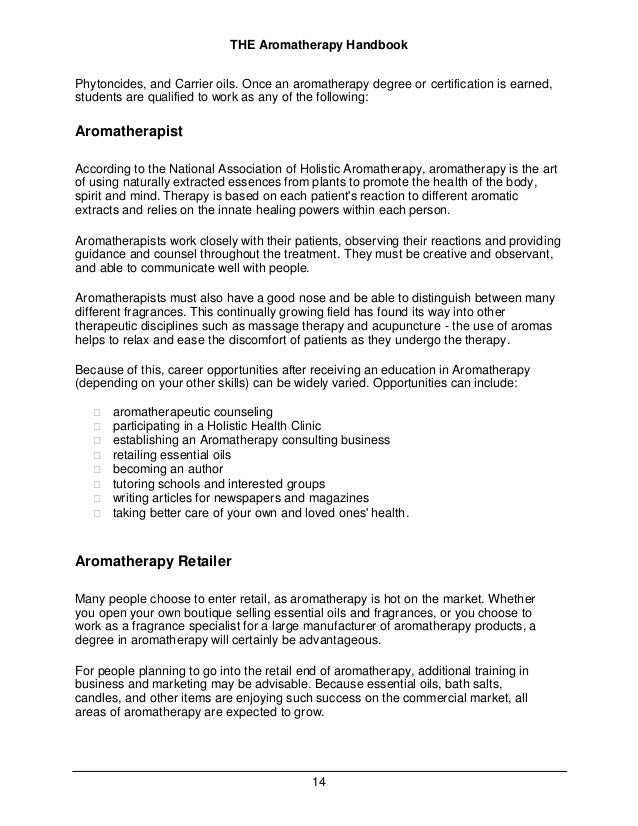 06 The Aromatherapy Handbook 06 The Aromatherapy Handbook