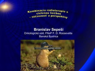 Branislav Sepeši
Onkologické odd. FNsP F. D. Roosevelta
            Banská Bystrica
 
