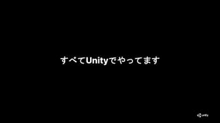 すべてUnityでやってます
 