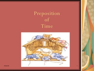 Preposition of Time 
