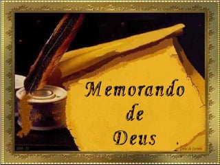 Memorando de Deus 2006 - 31 Gotas de Carinho S S 