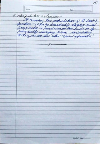 Biopsychology Assignment BPCC 102 - IGNOU