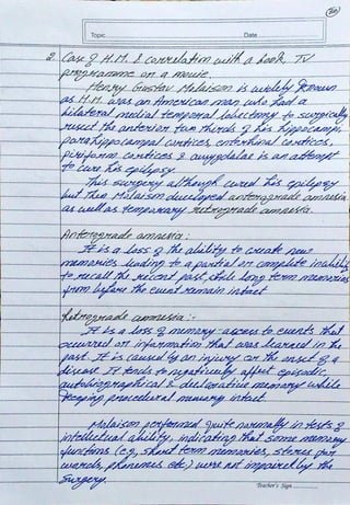 Biopsychology Assignment BPCC 102 - IGNOU