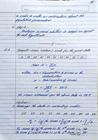 Mathematical Methods for Psychological Research Assignment - BPCC 104
