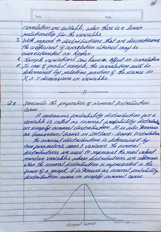 Mathematical Methods for Psychological Research Assignment - BPCC 104