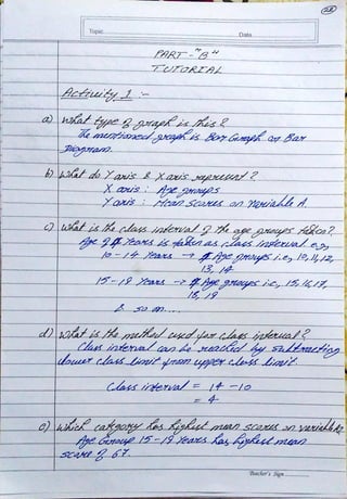 Mathematical Methods for Psychological Research Assignment - BPCC 104