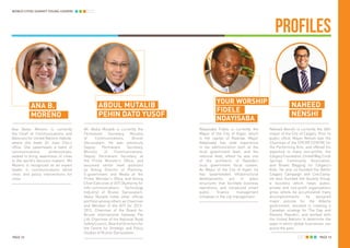 PROFILES
WORLD CITIES SUMMIT YOUNG LEADERS
PAGE 75PAGE 74
CARLOS
OSÓRIO
Carlos Osorio is currently the
Professor and Found...