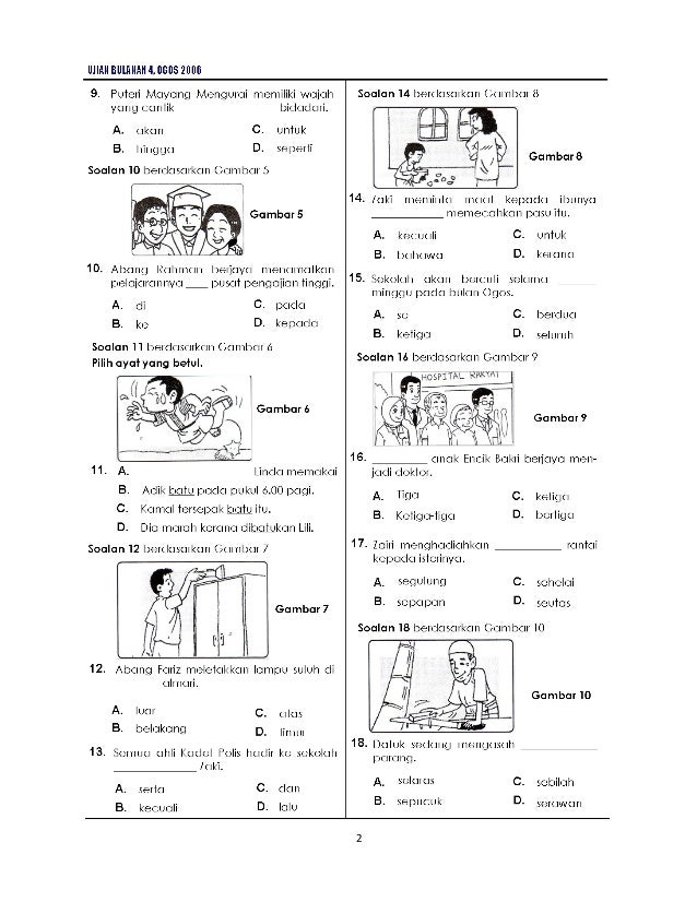 Bahasa Malaysia Tahun 3 Kertas 1