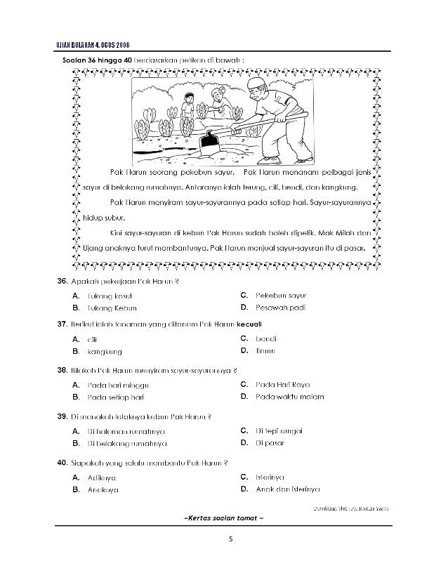 bahasa malaysia tahun 3
