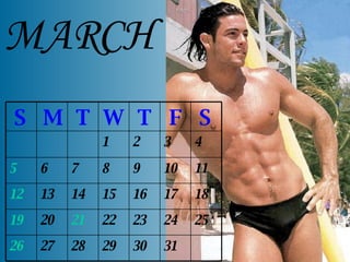MARCH 31 30 29 28 27 26 25 24 23 22 21 20 19 18 17 16 15 14 13 12 11 10 9 8 7 6 5 4 3 2 1 S F T W T M S 
