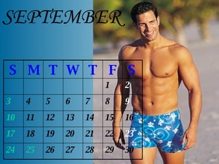 SEPTEMBER 30 29 28 27 26 25 24 23 22 21 20 19 18 17 16 15 14 13 12 11 10 9 8 7 6 5 4 3 2 1 S F T W T M S 