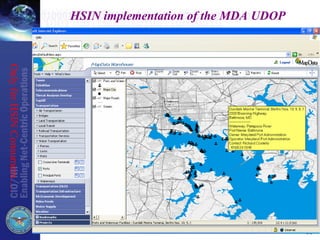 39
HSIN implementation of the MDA UDOP
OnlyforHSINConsumers….
 