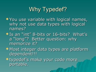 2006CON_Advanced_C_Programming_Hibner_Shaul.ppt
