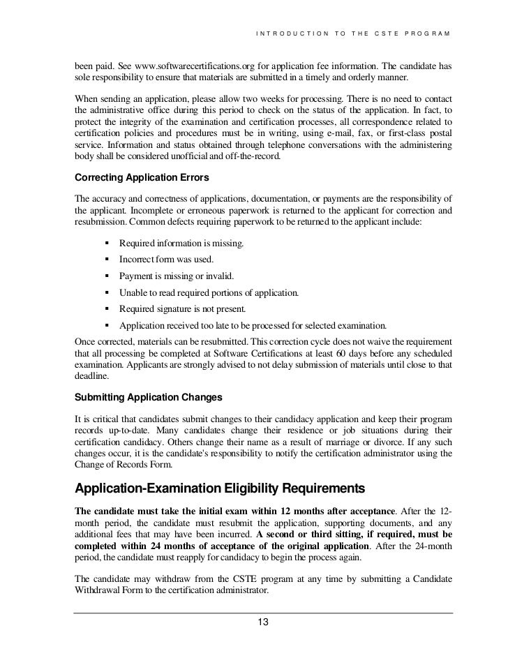 Latest CASQ Study Plan