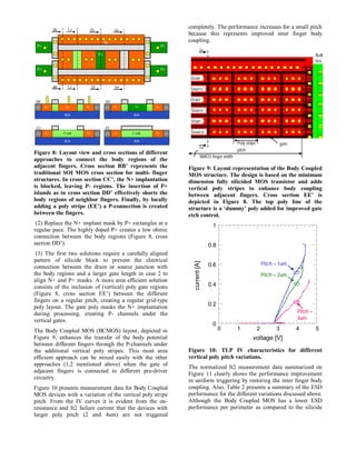 Patented solution to improve ESD robustness of SOI MOS transistors | PDF