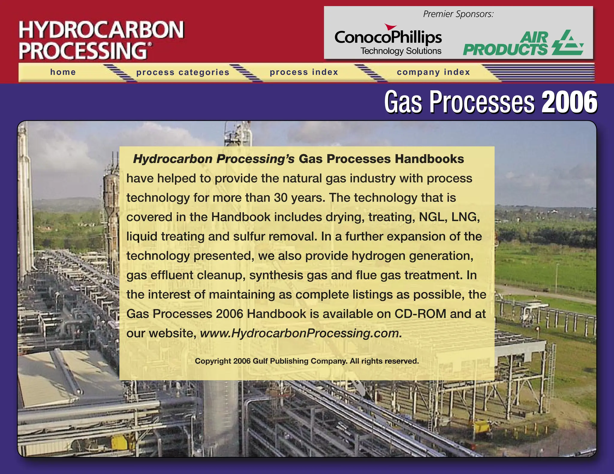 Gas Processing Handbook.pdf 2006_GasProcessing_HB (1).pdf HYDROCARBON PROCESSING | PDF