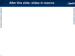 After this slide: slides in reserve 