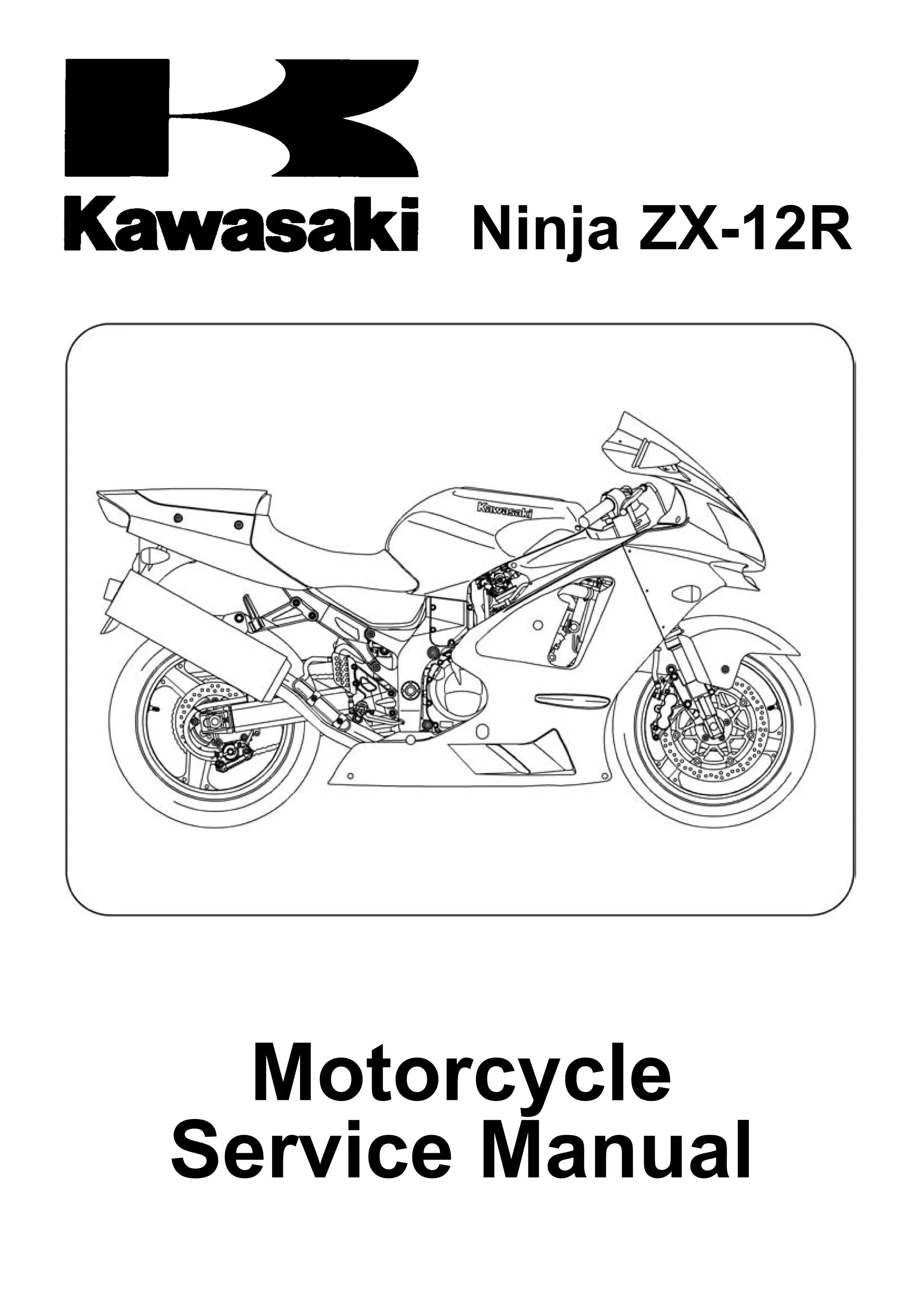 2006 kawasaki zx1200 b6f ninja zx 12r service repair manual