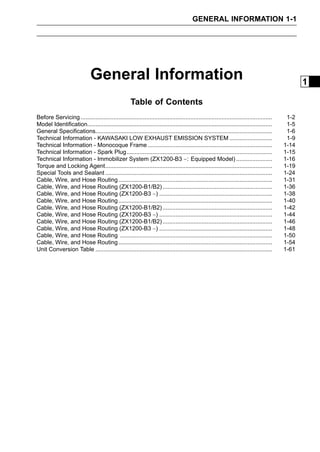 2006 kawasaki zx1200 b6f ninja zx 12r service repair manual