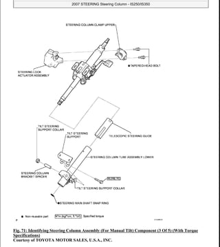 2006 LEXUS IS250 SERVICE MANUAL visual data 3