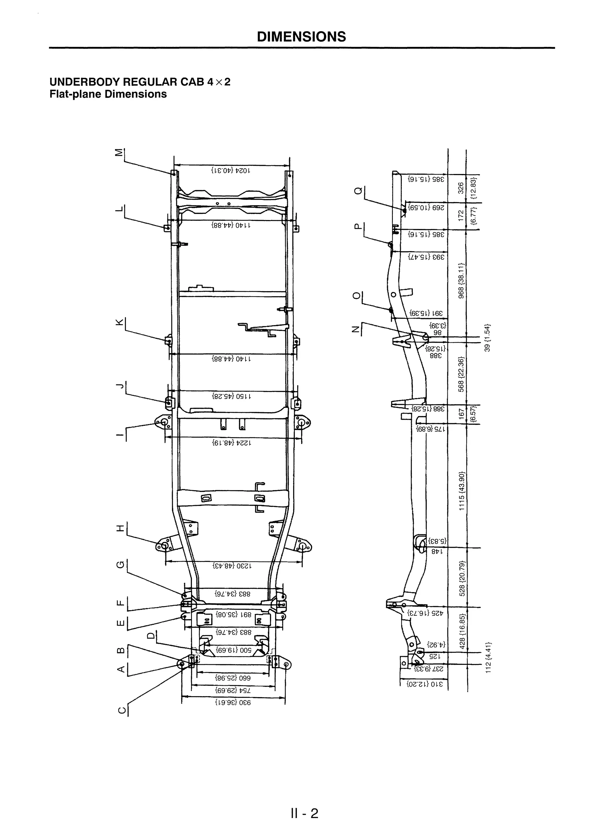 manual de medidas de carroceria y chasis ranger courier (ford) | PDF