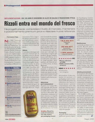2006 - maggio - Mark Up - Rizzoli entra nel mondo del fresco