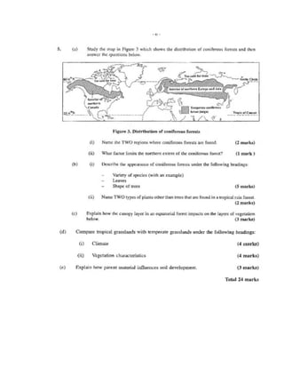 CSEC GEOGRAPHY PAST PAPER- PAPER 2- 2006