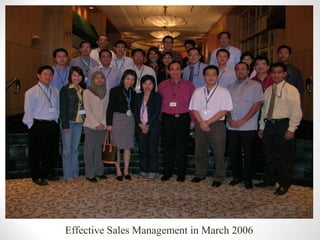 Effective Sales Management in March 2006
 